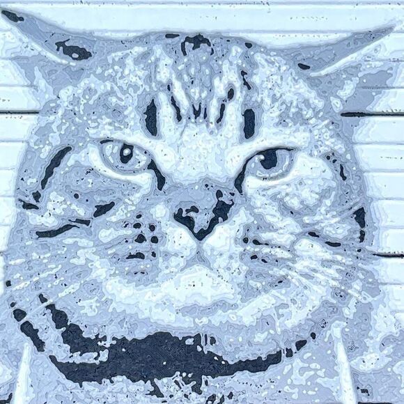 Wall Art, Funny Cat Mugshot, "I Hate People", Sassy Cat, Cat Attitude - Picture 2 of 10